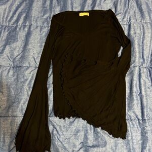 Altar'd State Black Long Sleeve Top